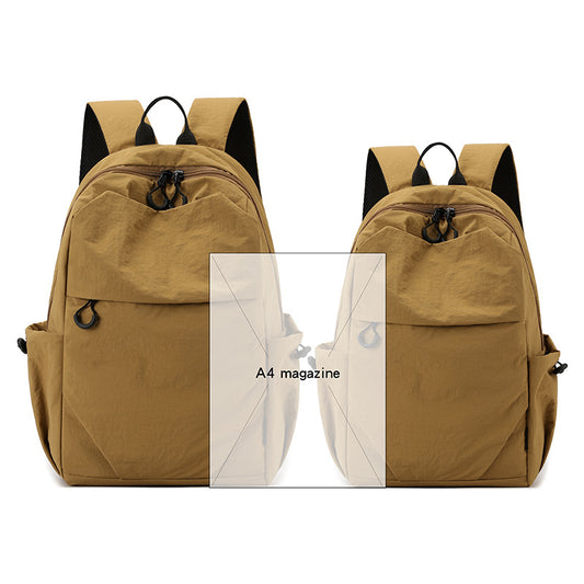 Mini nylon backpack side view - compact design for daily use
