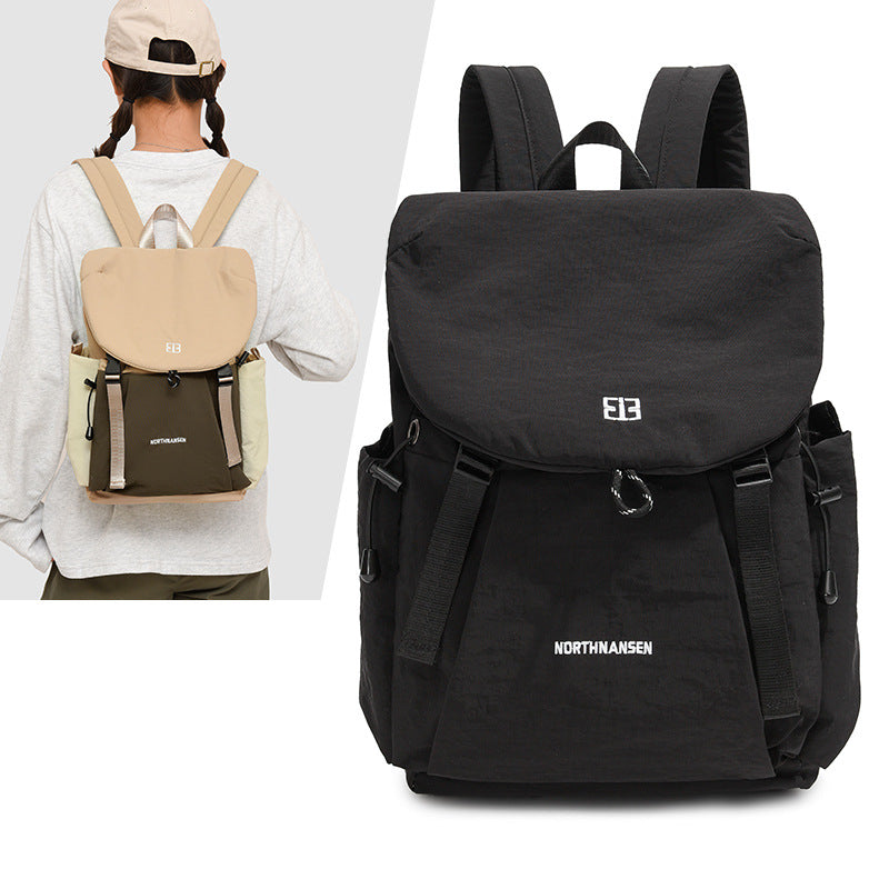 Women's travel backpack black - classic commuting bag