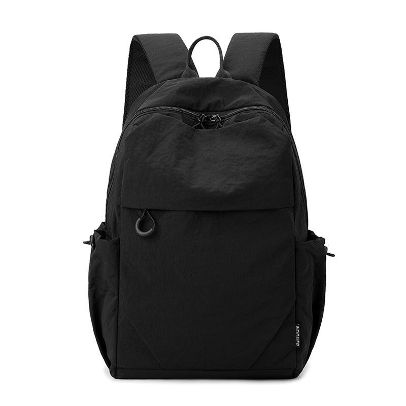 Mini nylon backpack black small - compact school bag