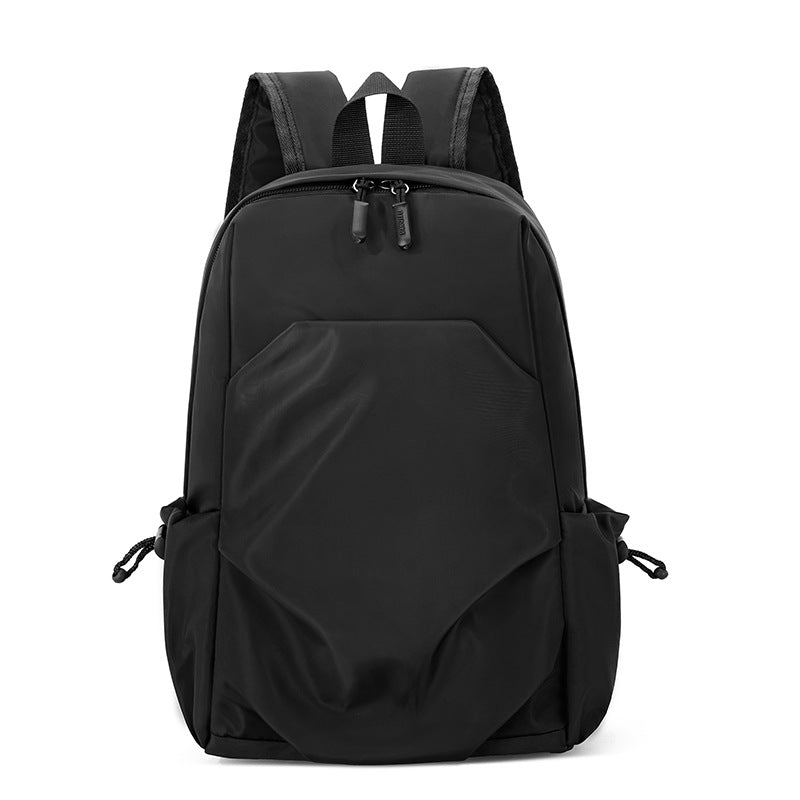 Casual Cross-Border Small Backpack for Men Wholesale Trendy Cool Solid Color Versatile Lightweight Travel Backpack