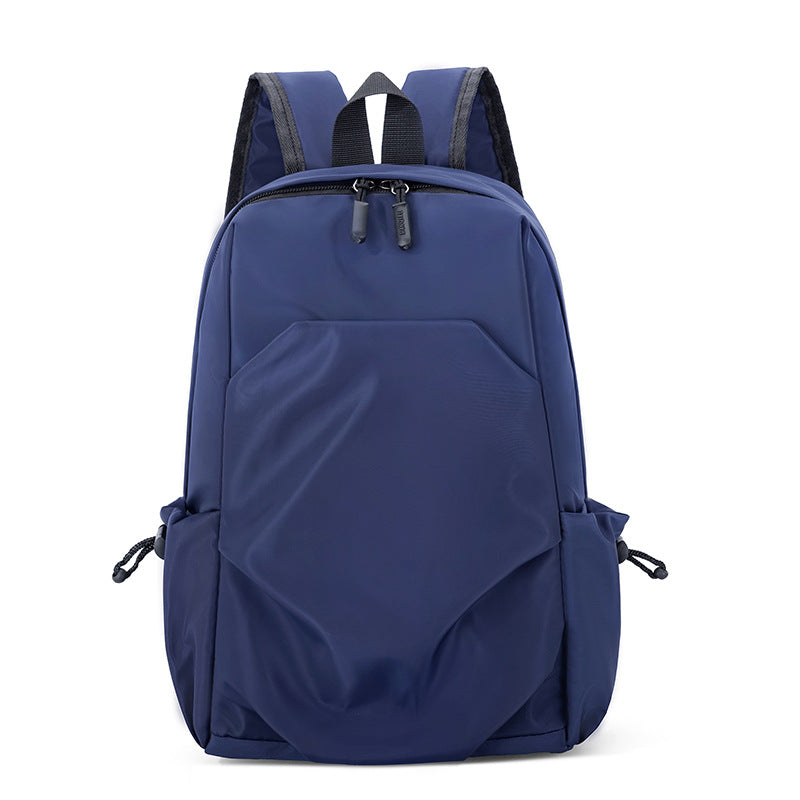 Casual Cross-Border Small Backpack for Men Wholesale Trendy Cool Solid Color Versatile Lightweight Travel Backpack