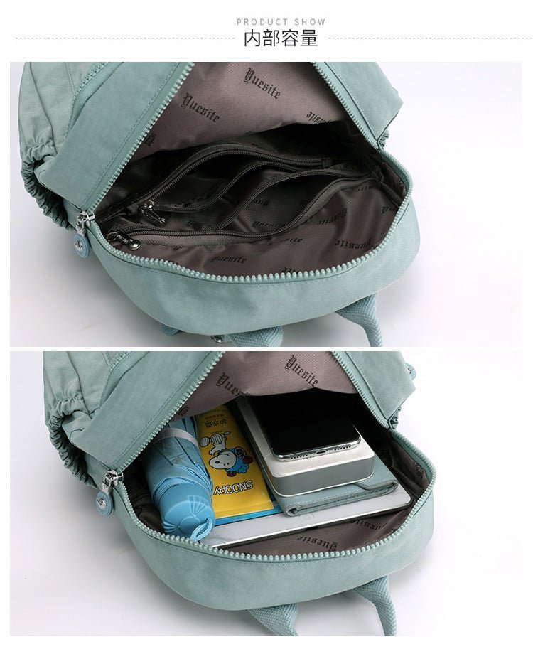 Women's nylon oxford backpack lifestyle - perfect for school