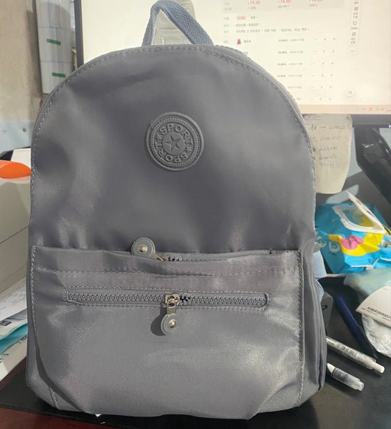 Women's nylon oxford backpack design - sleek korean style