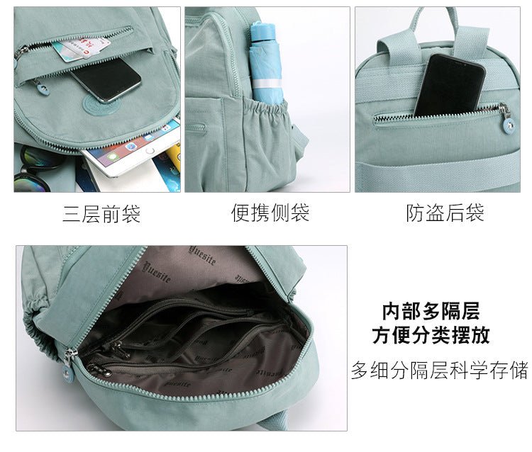 Women's nylon oxford backpack accessory - practical daily essential